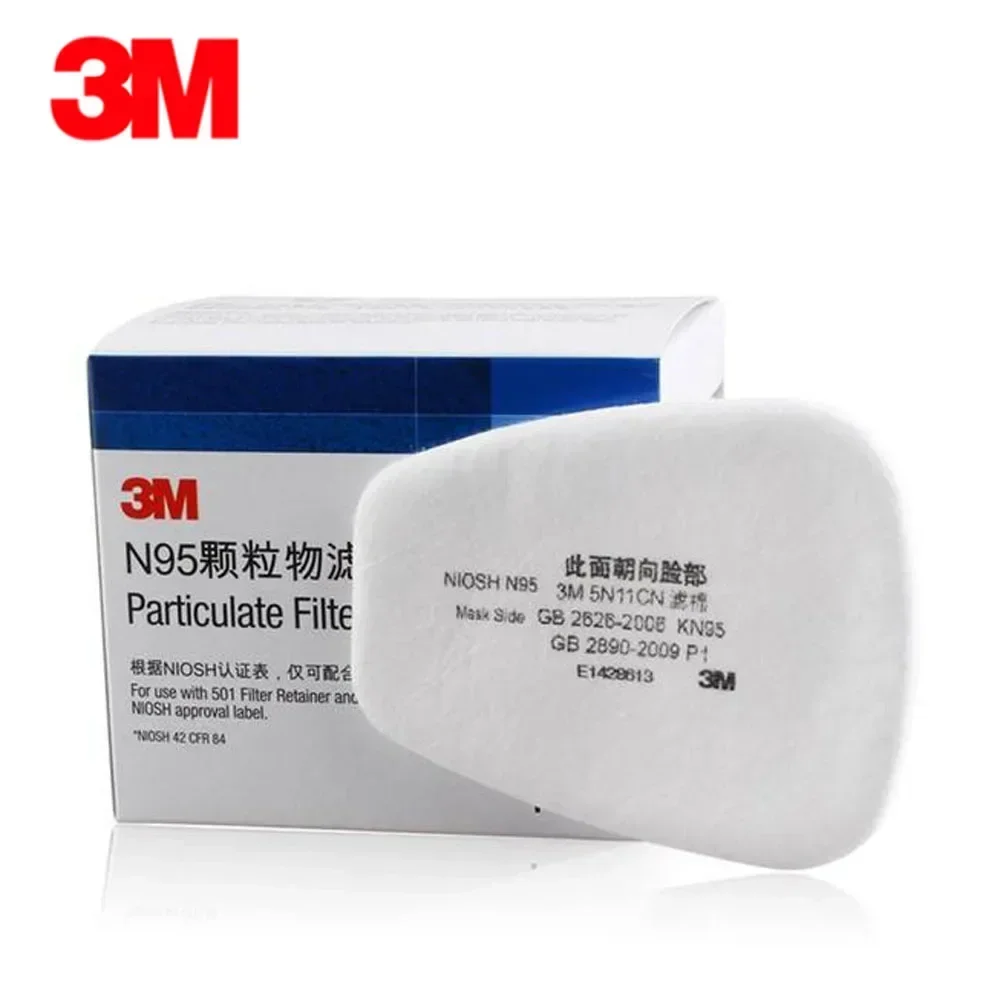 Dust Mask Construction - 10 قطع/علبة فلاتر قطنية 3M 5N11
