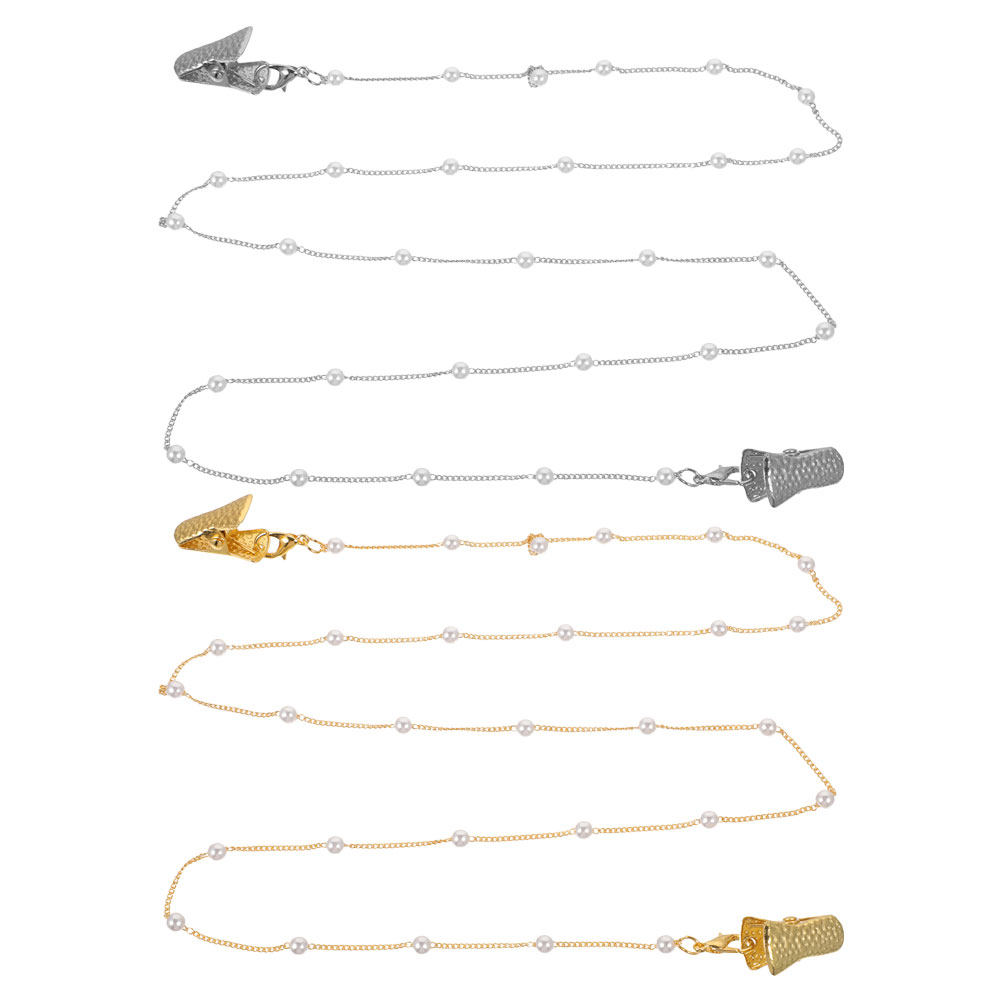 قطعتان من سلسلة النظارات الأني - مراجعة Mask Chain Holder وسعره