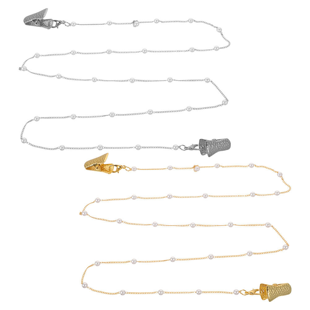 قطعتان من سلسلة النظارات الأني - مراجعة Mask Chain Holder وسعره