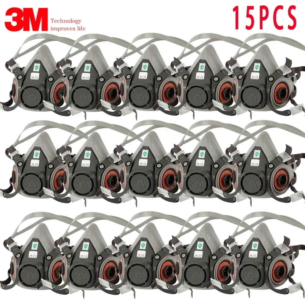 15p 3M 6200 قناع واقي من الغاز - مراجعة Dust Mask Construction وسعره