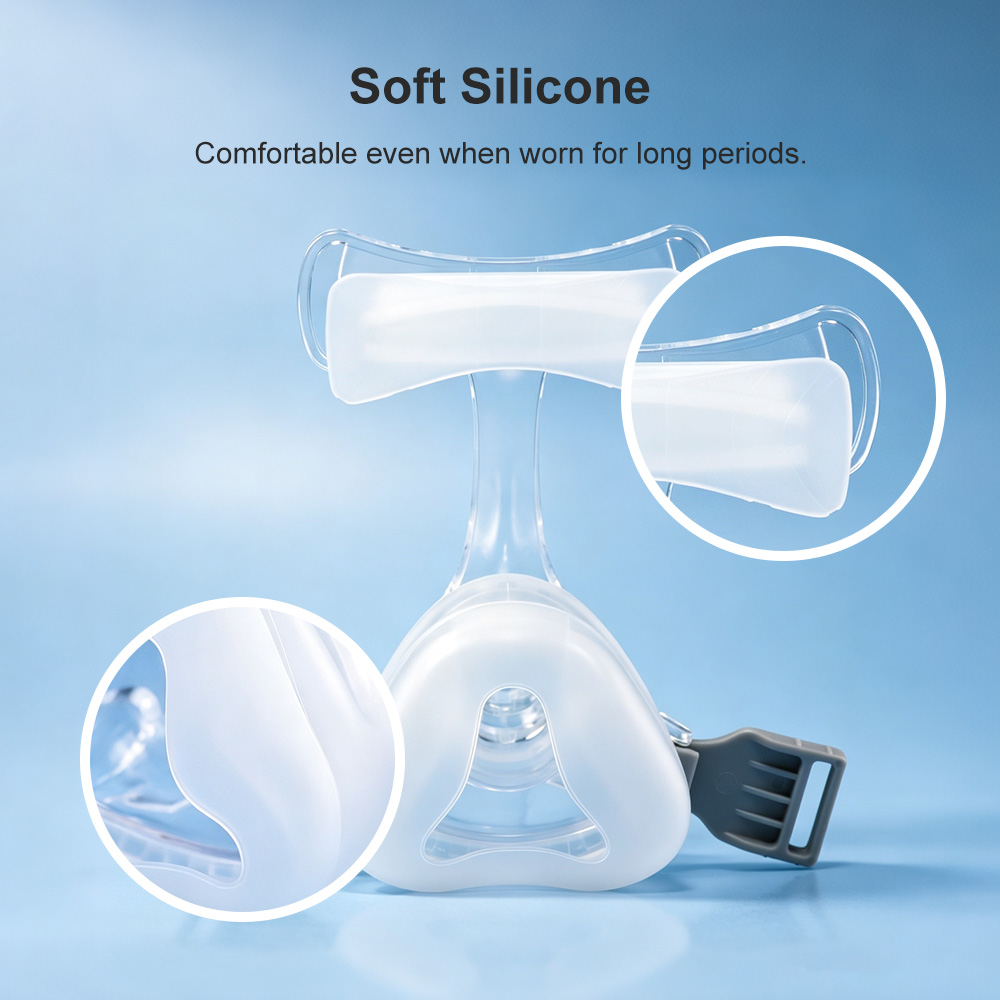 قناع أنفي عالمي لجهاز CPAP مع  - مراجعة Silicone Mask Bracket وسعره