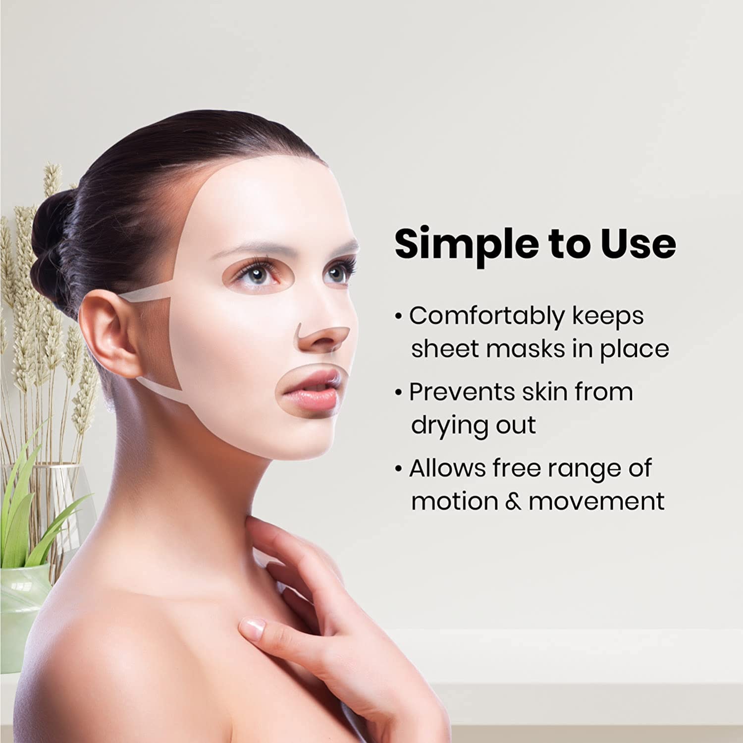 حامل قناع وجه من السيليكون قاب - مراجعة Silicone Mask Bracket وسعره